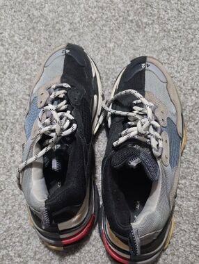 Balenciaga Triple S Sneakers in Black, Gray, Cream, Blue, Red